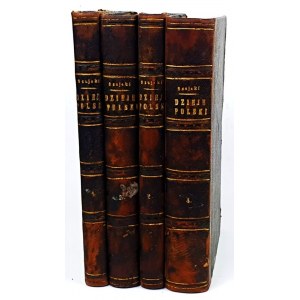 SZUJSKI- DZIEJE POLSKI t.1-4 (completo in 3 volumi) wyd. 1862-6