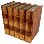 MICKIEWICZ- DZIEŁA vol. 1-20 [complet en 5 volumes], édité par Manfred Kridl et Leon Piwiński ; gravures sur bois de Mrożewski.