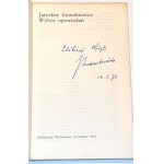 IWASZKIEWICZ - SELECTED TALES autograph