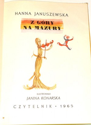 JANUSZEWSKA- Z GÓRA NA MAZURY publisher 1965.