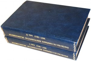 HANDELSMANN- ANWEISUNGEN UND ABGABEN DER FRANZÖSISCHEN RESIDENTEN IN WARSCHAU 1807-1813 Bd. 1-2 Hrsg. 1914