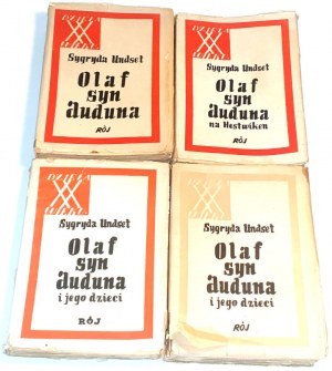 UNDSET - OLAF SON OF AUDUNA issue 1 [komplet ve 4 svazcích].