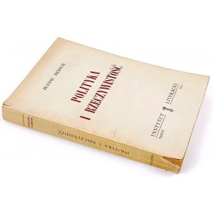 HERSCH - POLITIK UND WIRKLICHKEIT. Übersetzt von Czesław Miłosz