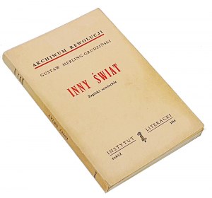 HERLING-GRUDZIŃSKI - INNY ŚWIAT publisher Paris 1965