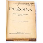 KOSSAK SZCZUCKA- POŻOGA. Ricordi dalla Volhynia 1917-1919, pubblicato nel 1922.