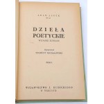 ASNYK - DZIEŁA POETYCKIE Bd. 1-3 [komplett in 3 Bänden].
