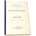 WODZICKI- ORNITOLOGISCHE REKORDE Storch 1877