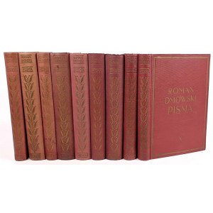 DMOWSKI - SCHRIFTEN 9 Bände. 1938r. EDITOR'S COVER, Brief von Kardinal Józef Glemp