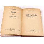 DMOWSKI - SPISY 9 zv. 1938r. Edičná obálka, list kardinála Józefa Glempa