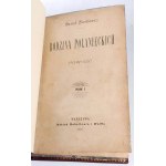 SIENKIEWICZ - THE POŁANIECKI FAMILY Vol. 1-3 (complet) 1ère édition de 1895.