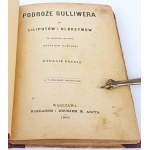 SWIFT - PODRÓŻE GULIWERA DO LILIPUTÓW I OLBRZYMÓW kolorowe ilustracje 1908