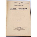 SŁOWACKI- PISMA POŚMIERTNE vol. 1-3 publ. 1866 PREMIÈRES IMPRESSIONS