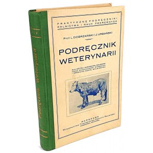 DOBRZAŃSKI- PODRĘCZNIK WETERYNARII 1939 ryciny