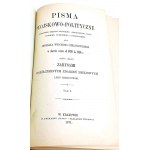 CHRZANOWSKI- PISMA WOJSKOWO- POLITCZNE vol.1 1871, l'art de la guerre