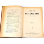 KOŹMIAN - LISTY ANDRZEJA EDWARDA KOŹMIANA1894 t.1-3 [komplet] oprawa