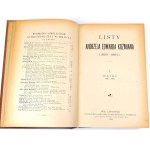 KOŹMIAN - ANDRZEJA EDWARD KOŹMIAN'S LETTERS1894 vol.1-3 [complete] binding