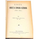 KOŹMIAN - ANDRZEJA EDWARD KOŹMIAN'S LETTERS1894 vol.1-3 [komplet] väzba