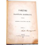 KOŹMIAN- PAMIĘTNIKI KAJETANA KOŹMIANA Oddz.1-3 [komplet] 1858