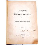 KAZMANOVY PAMĚTI KAJETANA KOŹMIANA Oddz.1-3 [kompletní] 1858