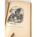 DICKENS - WERKE [Sammlung in Halbledereinband, auf 21 Bände verteilt].