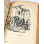 DICKENS - WERKE [Sammlung in Halbledereinband, auf 21 Bände verteilt].