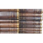 DICKENS - WORKS [collection in half leather binding, set in 21 volumes].