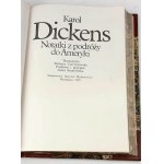 DICKENS - WERKE [Sammlung in Halbledereinband, auf 21 Bände verteilt].