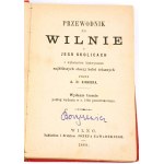 KIRKOR - PRZEWODNIK PO WILNIE. Wilno 1889