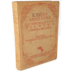 OSTROWSKI - ADRESÁŘ ZEMĚDĚLSKÝCH PODNIKŮ V POZNAŇSKÉM VOJVODSTVÍ 1926