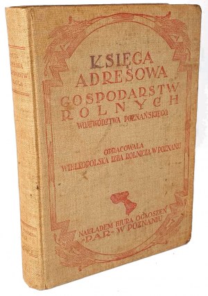 OSTROWSKI - ADRESÁŘ ZEMĚDĚLSKÝCH PODNIKŮ V POZNAŇSKÉM VOJVODSTVÍ 1926