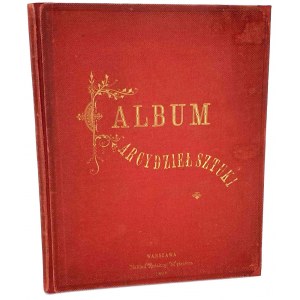 ALBUM OF ART ARCORIES (80 photographic reproductions) issued 1896, binding by Niedbalski