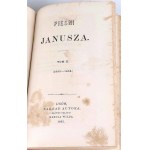 POL- PIEŚNI JANUSZA; PIEŚŃ O ZIEMI; PIEŚŃ O DOMU NASZYM 1859-66 [klocek]