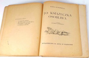 KONOPNICKA- TO KSIĄŻŻECZKA OSOBLIWA 1927 illustrations by Gawiński