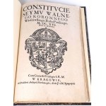 CONSTITUTION of the Crown General Sejm, in Warsaw in the year MDCXVI on the 26th of April.