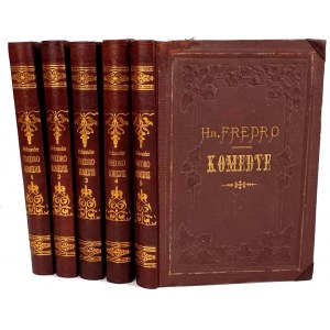 FREDRO- COMEDYE Bd.1-5 Gesamtausgabe 1871