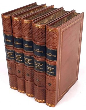 PRZYBOROWSKI-HISTORYA DWÓCH LAT 1861-1862 VOL. 1-5 [komplet] 1892-6