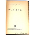 MIŁOSZ- OCALENIE wyd.1 z 1945r.