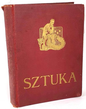 SZTUKA Miesięcznik ilustrowany, poświęcony sztuce i kulturze. Lwów 1911 - 1913. Wł. Jarocki - autolitografia