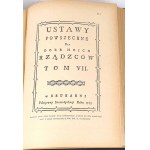 KORZON- WEWNETRZNE DZIEJE POLSKI ZA ST. AUGUST publ. 1897 vol. I-VI [complet] demi-cuir