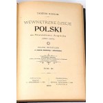 KORZON- WEWNETRZNE DZIEJE POLSKI ZA ST. AUGUSTA wyd. 1897r. t. I-VI [komplet] półskórek