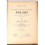 KORZON- WEWNETRZNE DZIEJE POLSKI ZA ST. AUGUST publ. 1897 vol. I-VI [komplet] polokožený