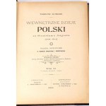 KORZON- WEWNETRZNE DZIEJE POLSKI ZA ST. AUGUST publ. 1897 vol. I-VI [kompletný] polokožený