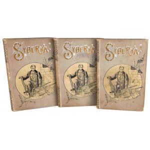 KENNAN- SYBERYA T.1-3 [komplet] vyd. Ľvov 1895, väzba Żenczykowski