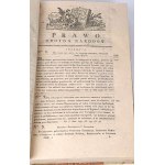 TRĘBICKI - PRAWO POLITCZNE I CYWILNE KORONY POLSKIEY Y WIELKIE XIĘZTWA LITEWSKIEGO vol. 1-2 [complete in 2 volumes] wyd. 1789-1791