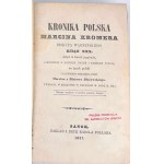 KROMER - MARCIN KROMER'S POLAND CRONIC vydáno v roce 1857