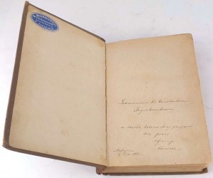 DUCH SVATÉHO FRANTIŠKA SALEZ 1882. vazba podepsána Michałowski, knihař ve Varšavě