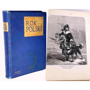GLOGER- THE YEAR OF POLAND IN LIFE, TRADITION AND SONG published 1900. 1st ed. 40 engravings by ANDRIOLLI, KOSSAK et al.