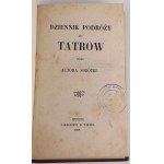 GOSZCZYŃSKI-DIARY OF A JOURNEY TO THE TATARS. Issue 1, 1853