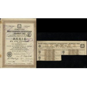 Russie, 1 action pour 100 roubles, 1889, Saint-Pétersbourg