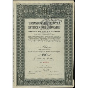 Polen, 1 Aktie für 120 Zloty, 1936, Warschau